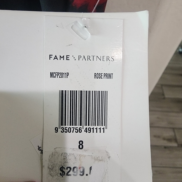 FAME AND PARTNERS Rose Print Maxi Dress mcfp2011p - Picture 9 of 9